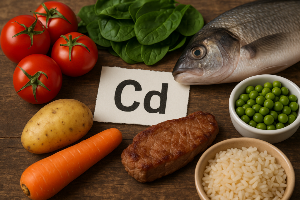 Le cadmium est très dangereux et est présent dans les aliments que nous mangeons. 