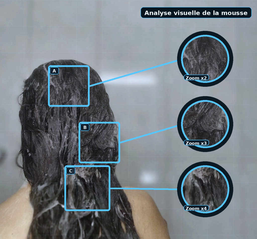 Analyse de la mousse shampoing Migros 